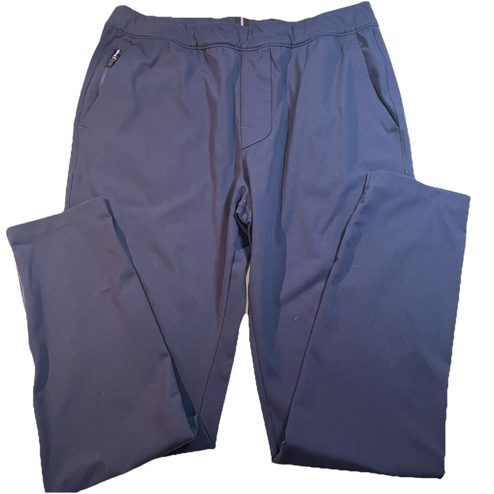 Fourlaps Jogger Pants Womens Large Navy Stretch Slim Comfort Sports Casual